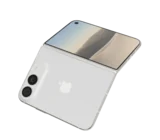 Half folded, seen from the back